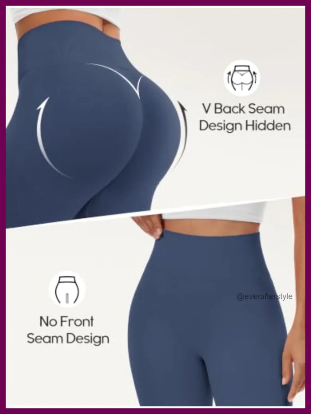 Women's High Waisted Butt Lifting Yoga Leggings 25